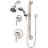 Symmons Origins 2-Handle 1-Spray Shower Faucet with Hand Shower in Chrome (Valve Included)