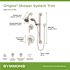Symmons Origins 2-Handle Wall-Mounted Shower Trim Kit with Hand Shower in Polished Chrome (Valves not Included)