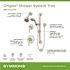Symmons Origins 2-Handle Wall-Mounted Shower Trim Kit with Hand Shower in Polished Chrome (Valves not Included)