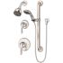 Symmons Origins 2-Handle Wall-Mounted Shower Trim Kit with Hand Shower in Polished Chrome (Valves not Included)