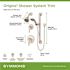 Symmons Origins 2-Handle Wall-Mounted Shower Trim Kit with Hand Shower in Satin Nickel (Valves not Included)