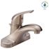 Delta Foundations 4 in. Centerset Single-Handle Bathroom Faucet in Brushed Nickel