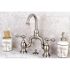 Kingston Brass 8 in. Widespread 2-Handle High-Arc Bridge Bathroom Faucet in Brushed Nickel