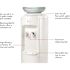 3-5 Gal. Room/Cold Temperature Top Load Floor Standing Water Cooler Dispenser with Adjustable Cold Thermostat Settings