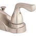 Delta Foundations 4 in. Centerset 2-Handle Bathroom Faucet in Brushed Nickel