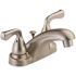 Delta Foundations 4 in. Centerset 2-Handle Bathroom Faucet in Brushed Nickel
