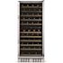 NewAir Dual Zone 116-Bottle Built-In Wine Cooler Fridge with Smooth Rolling Shelves and Quiet Operation - Stainless Steel