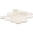 MSI Greecian White 3 in. Hexagon 12 in. x 12 in. Polished Marble Mesh-Mounted Floor and Wall Mosaic Tile (10.6 sq. ft./Case)
