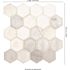 MSI Greecian White 3 in. Hexagon 12 in. x 12 in. Polished Marble Mesh-Mounted Floor and Wall Mosaic Tile (10.6 sq. ft./Case)