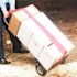 SNAP-LOC 15 ft. x 2 in. Hand Truck Strap with Hook and Loop Storage Fastener in Red