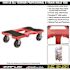 SNAP-LOC 1,500 lbs. Capacity All-Terrain Professional E-Track Dolly in Red