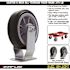 SNAP-LOC 6 in. All-Terrain Rubber Fixed Caster