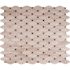 MSI Weathered Dune Elongated Octagon 12.25 in. x 15.25 in. Textured Glass Metal Look Wall Tile (11 sq. ft./Case)