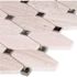 MSI Weathered Dune Elongated Octagon 12.25 in. x 15.25 in. Textured Glass Metal Look Wall Tile (11 sq. ft./Case)