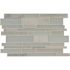 MSI Fantasia Blanco Interlocking 12 in. x 18 in. Mixed Glass; Stone Look Wall Tile (15 sq. ft./Case)