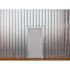 36 in. x 80 in. Fire-Rated Gray Left-Hand Flush Entrance Steel Prehung Commercial Door with Welded Frame and Hardware