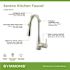 Symmons Sereno Single Handle Pull Down Sprayer Kitchen Faucet with Swivel Spout in Polished Chrome