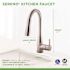 Symmons Sereno Single Handle Pull Down Sprayer Kitchen Faucet with Swivel Spout in Polished Chrome