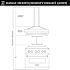 ZLINE Kitchen and Bath 36 in. 400 CFM Convertible Vent Wall Mount Range Hood with Glass Accents in Stainless Steel