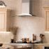 ZLINE Kitchen and Bath 36 in. 400 CFM Convertible Vent Wall Mount Range Hood with Glass Accents in Stainless Steel