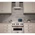 ZLINE Kitchen and Bath 30 in. 400 CFM Convertible Vent Wall Mount Range Hood with Glass Accents in Stainless Steel