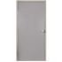 36 in. x 84 in. Fire-Rated Gray Right-Hand Flush Entrance Steel Prehung Commercial Door with Welded Frame and Hardware