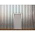 36 in. x 84 in. Fire-Rated Gray Right-Hand Flush Entrance Steel Prehung Commercial Door with Welded Frame and Hardware