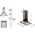 ZLINE Kitchen and Bath 30 in. 400 CFM Convertible Island Mount Range Hood with 2 LED Lights in Stainless Steel