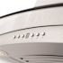 30 in. 400 CFM Convertible Island Mount Range Hood with 4 LED Lights in Stainless Steel with Curved Glass