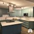 ZLINE Kitchen and Bath 36 in. 400 CFM Convertible Island Mount Range Hood in Stainless Steel and Glass