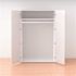Home Decorators Collection Twist and Fit No Tools 42 in. to 72 in. Steel Adjustable Spring Tension Utility Rod in White