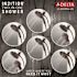 Delta In2ition 5-Spray Patterns 1.75 GPM 6.88 in. Wall Mount Dual Shower Heads in Venetian Bronze
