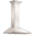 ZLINE Kitchen and Bath 30 in. 400 CFM Convertible Vent Slim Pyramid Wall Mount Range Hood in Stainless Steel