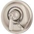 Symmons Allura 1-Handle Wall-Mounted Shower Valve Trim Kit in Satin Nickel (Valve not Included)