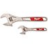 Milwaukee 6 in. and 10 in. 2-Piece Adjustable Wrench Set