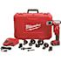 Milwaukee M18 18V Lithium-Ion Cordless FORCE LOGIC 6 Ton Knockout Tool 1/2 in. to 2 in. Kit w/(1) 2.0 Ah Battery, Die Set