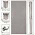 Armor Door 36 in. x 80 in. Gray Left-Hand Outswing Flush Steel Commercial Door with Knock Down Frame and Hardware