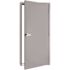 Armor Door 36 in. x 80 in. Gray Left-Hand Outswing Flush Steel Commercial Door with Knock Down Frame and Hardware
