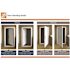 36 in. x 80 in. Fire-Rated Gray Left-Hand Flush Steel Prehung Commercial Door and Frame with Panic Bar and Hardware