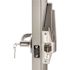 36 in. x 84 in. Fire-Rated Gray Left-Hand Flush Steel Prehung Commercial Door and Frame with Panic Bar and Hardware