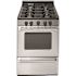 Premier ProSeries 24 in. 2.97 cu. ft. Freestanding Gas Range with Sealed Burners in Stainless Steel