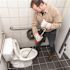 RIDGID K-3 Ultra Flexible Toilet Auger with Unclogging 3 ft. Snake and Integrated Bulb Head, Plumbing Toilet Snake for Drain