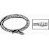 RIDGID 5/16 in. x 25 ft. C-1 IC Inner Core Drain Cleaning Snake Auger Machine Replacement Cable w/ Bulb Auger for K-45 Models