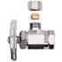 BrassCraft 1/2 in. FIP Inlet x 3/8 in. O.D. Comp Outlet Multi-Turn Angle Stop