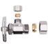 BrassCraft 1/2 in. Nom Comp Inlet x 3/8 in. OD Comp Outlet Multi-Turn Angle Stop