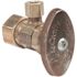 BrassCraft 1/2 in. Nominal Compression Inlet x 1/4 in. O.D. Compression Outlet Multi-Turn Brass Angle stop