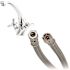 3/8 in. Compression x 3/8 in. OD Copper Tubing Coupling Fitting x 12 in. L Braided Stainless Steel Faucet Connector