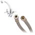 3/8 in. Compression x 3/8 in. OD Copper Tubing Coupling Fitting x 20 in. L Braided Stainless Steel Faucet Connector