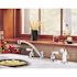Delta Classic 2-Handle Standard Kitchen Faucet with Side Sprayer and Knob in Chrome