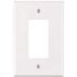 Leviton 1-Gang White Decora/Rocker Plastic Jumbo/Oversized Wall Plate (1-Pack) 88601-W